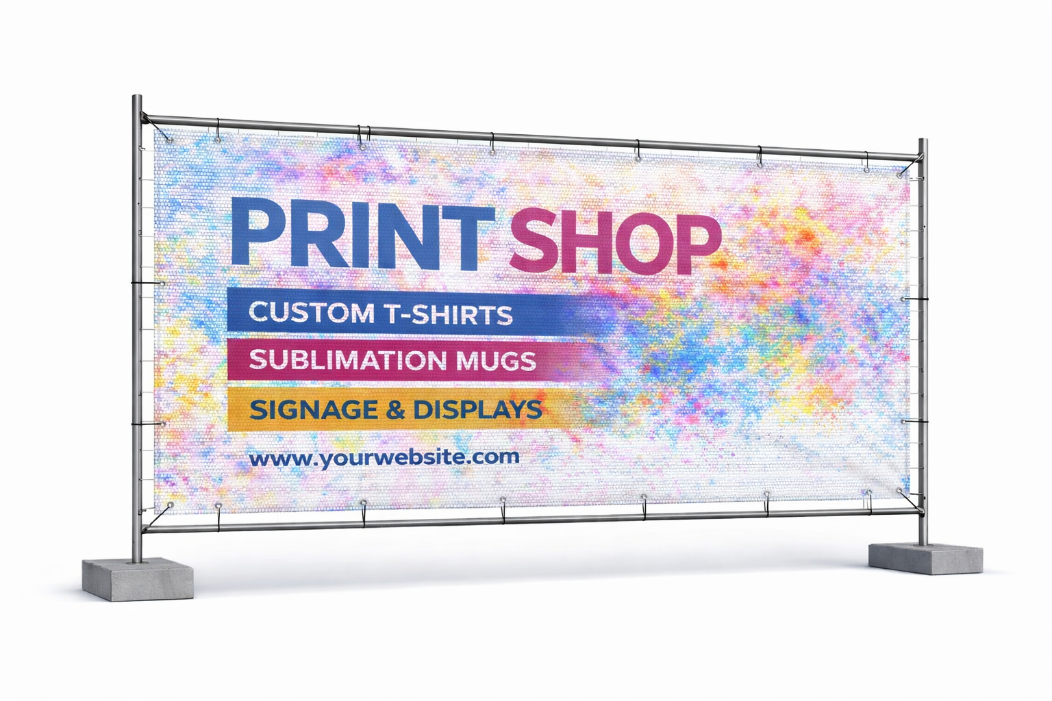 Mesh banner